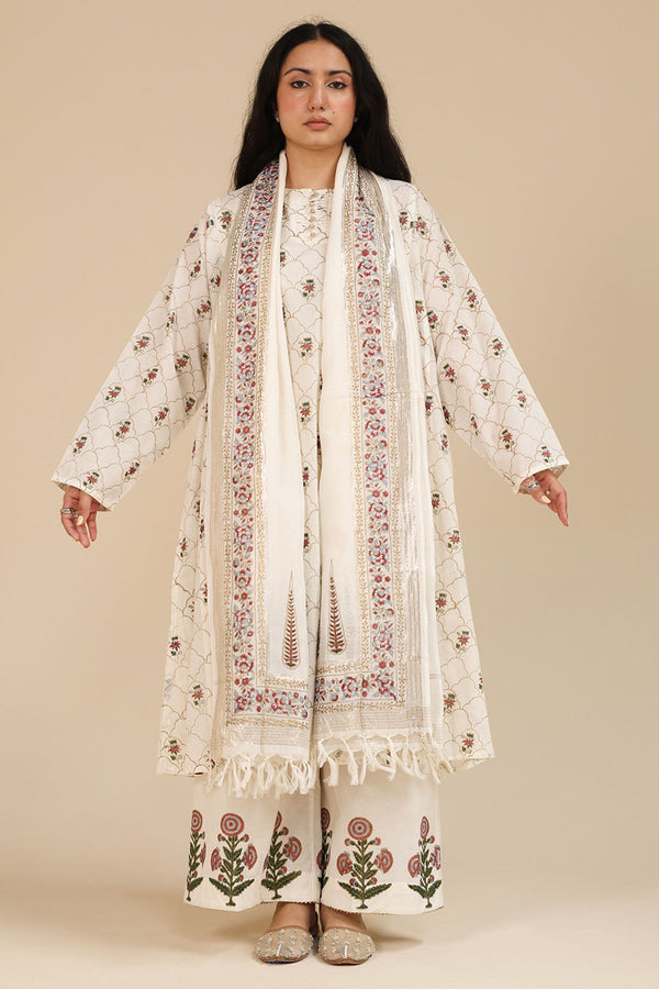 Hand-Block Printed Zareen Ensemble