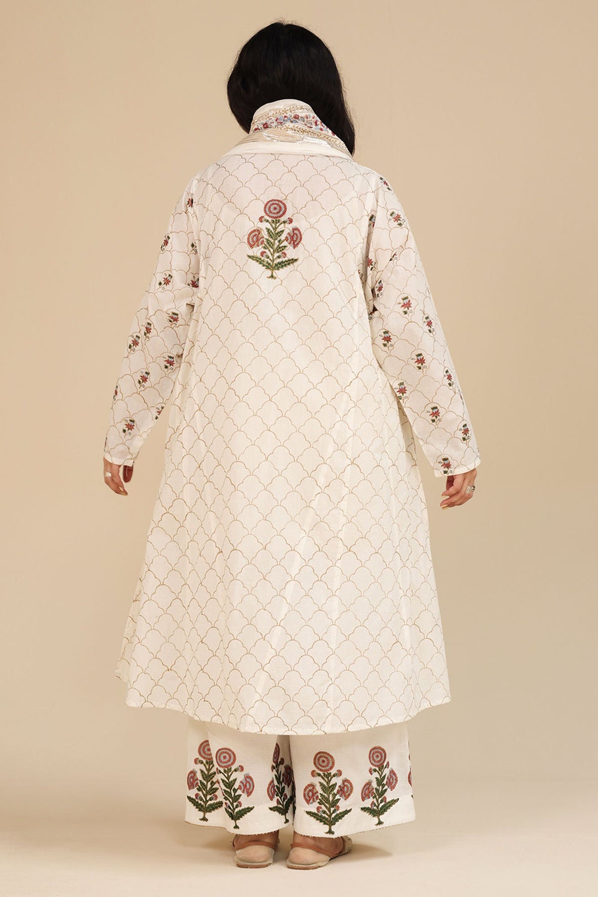 Hand-Block Printed Zareen Ensemble
