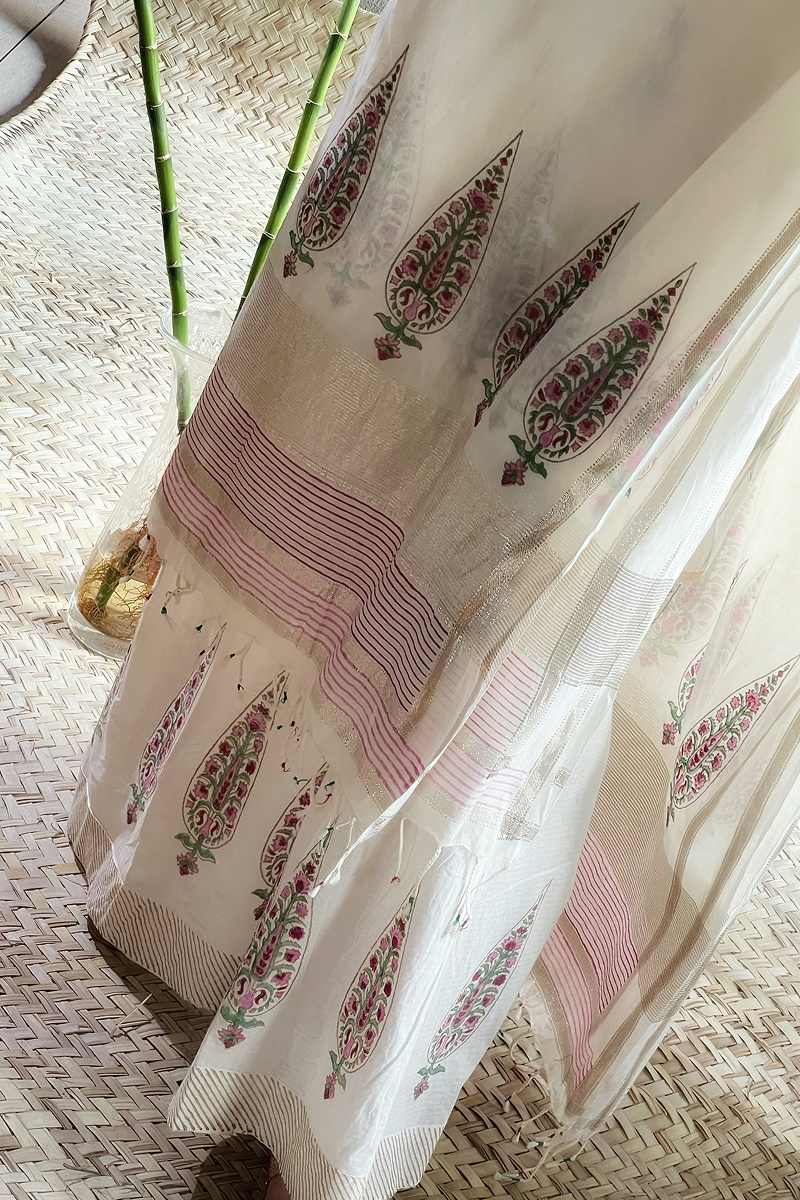Khas Hand-Block Printed Suit