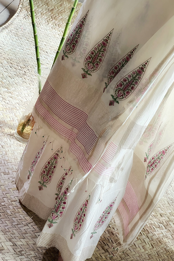 Khas Hand-Block Printed Suit