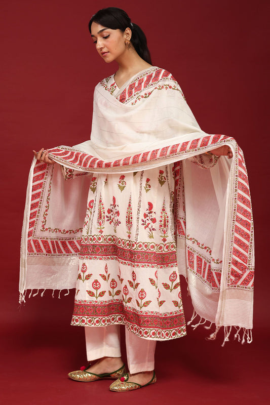 Hand-Block Printed Ensemble