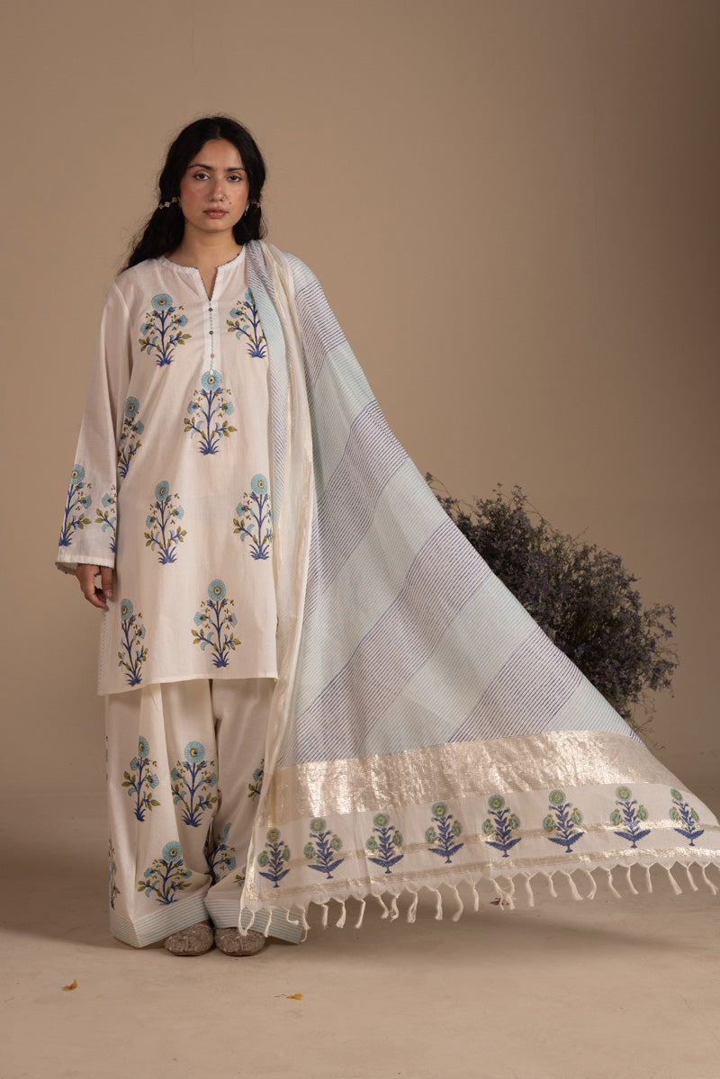 Khas Hand-Block Printed Ensemble
