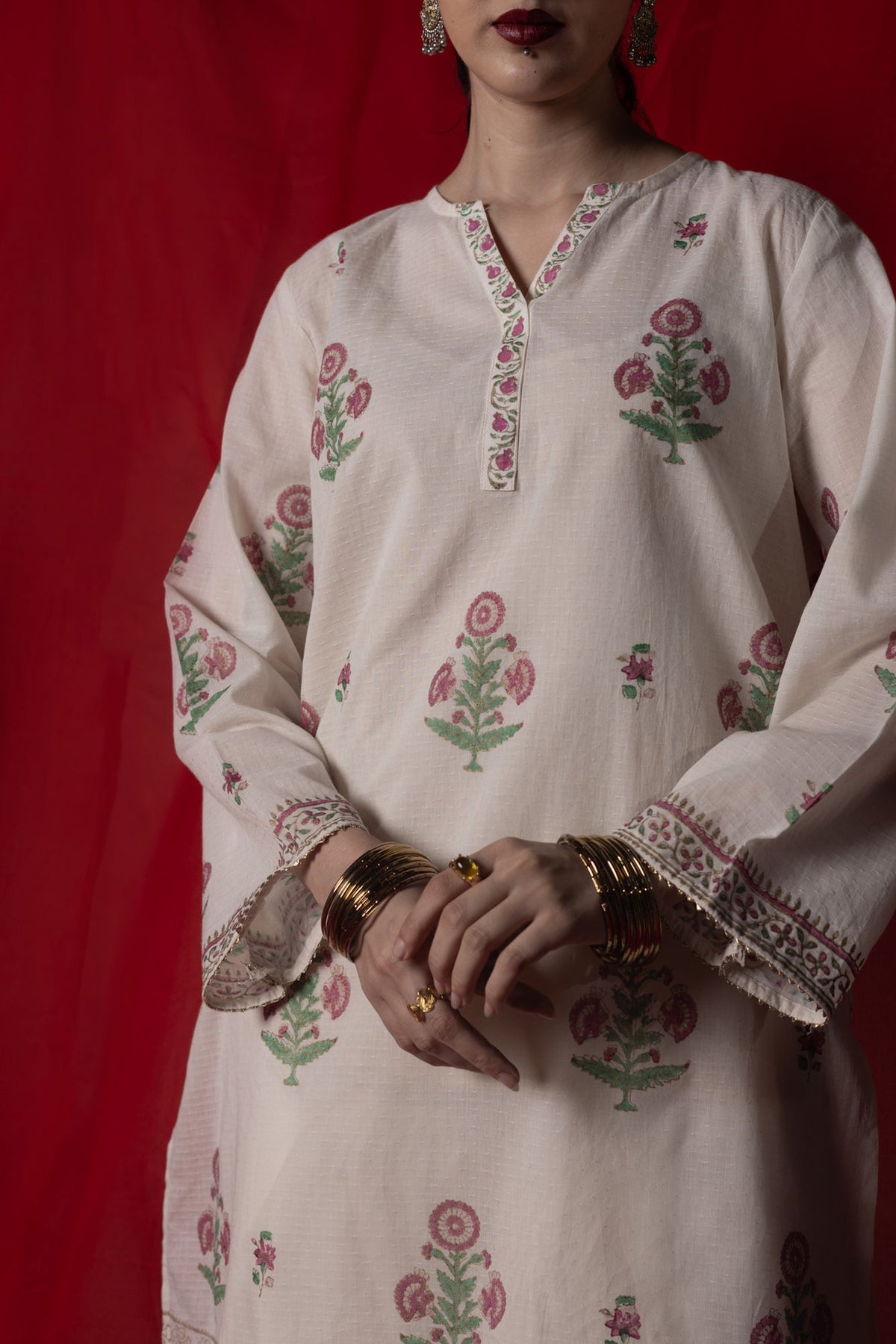Gulnar Block-Printed Set