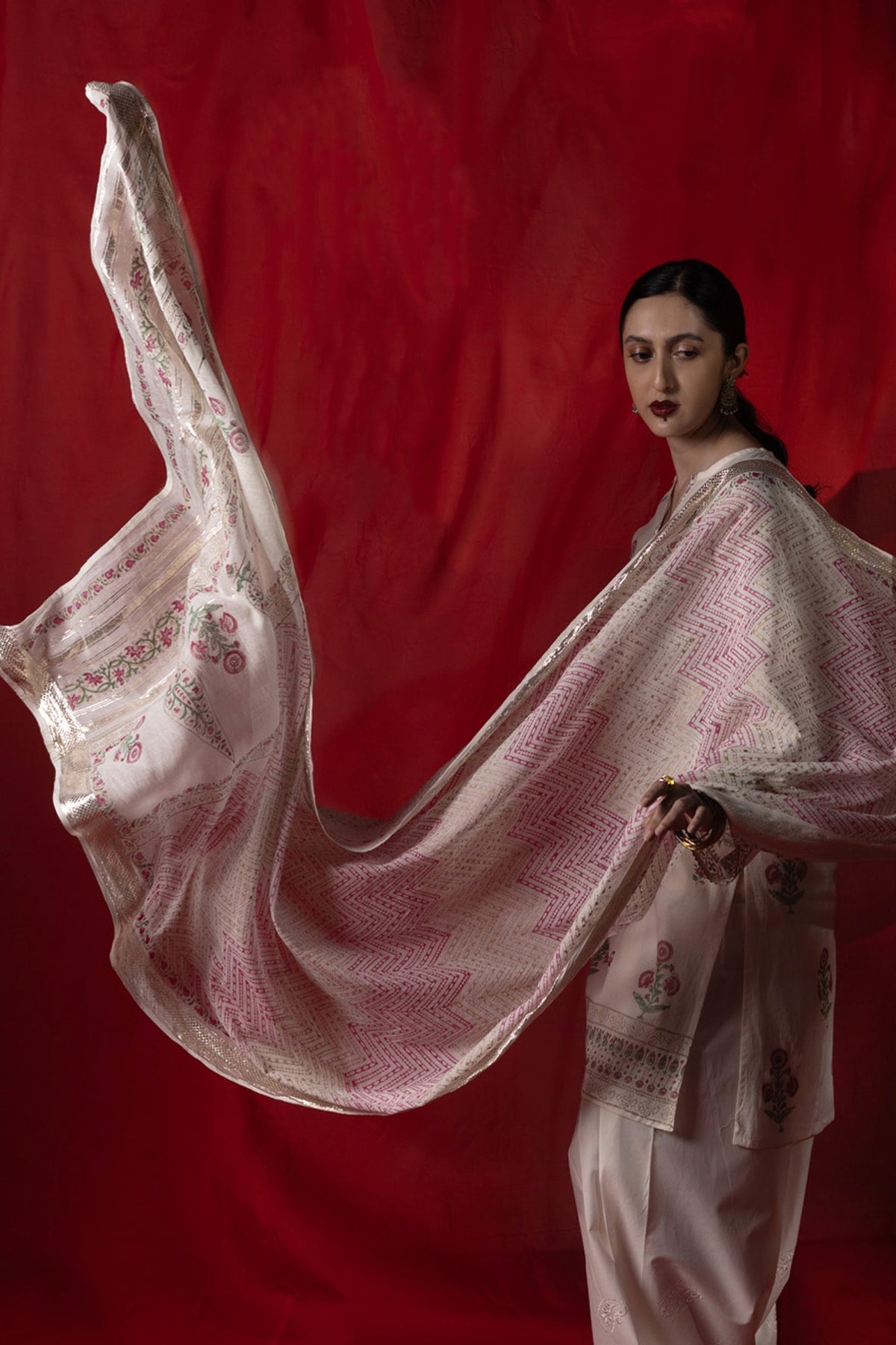 Gulnar Block-Printed Set