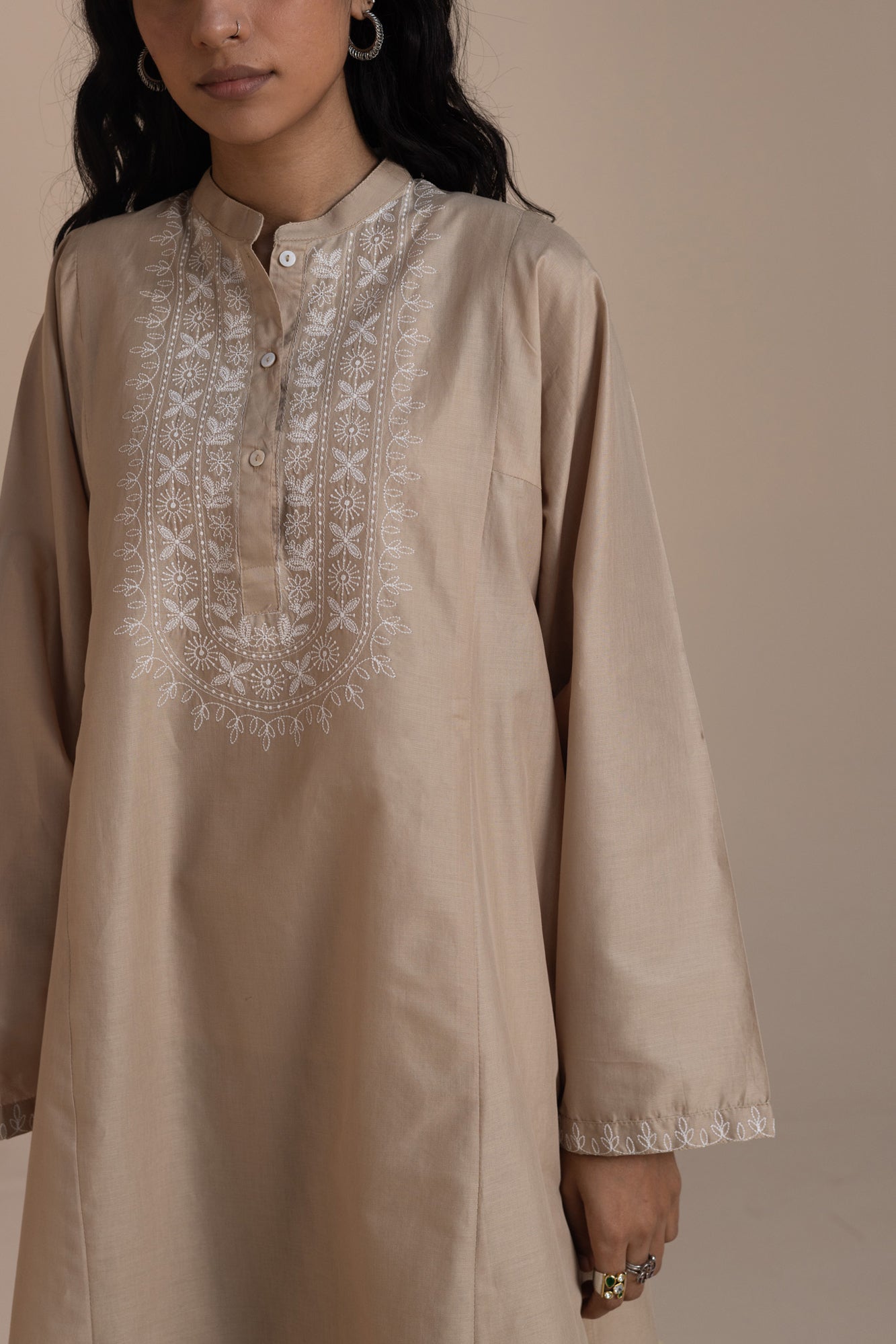 Floral Embroidered Set