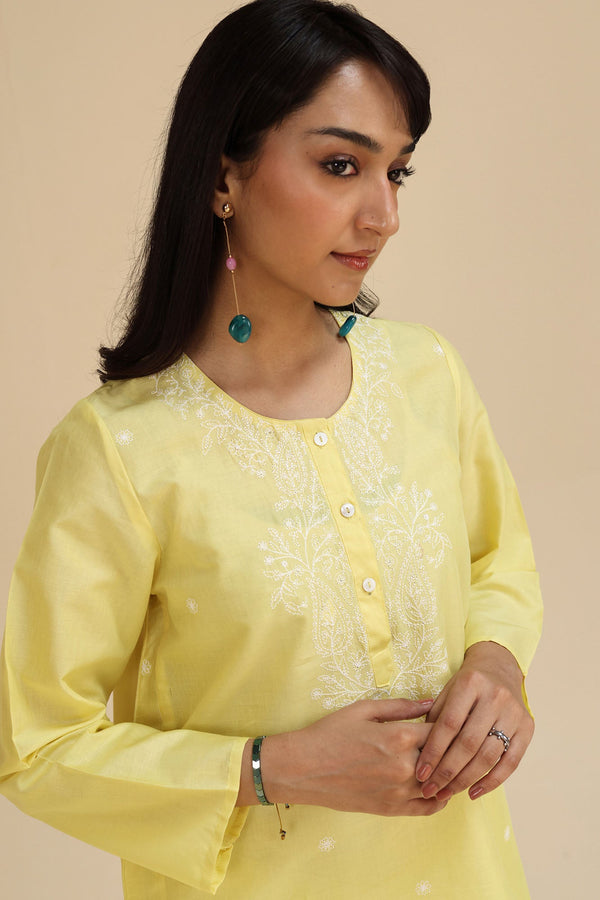 Sunlit Bloom Embroidered Set