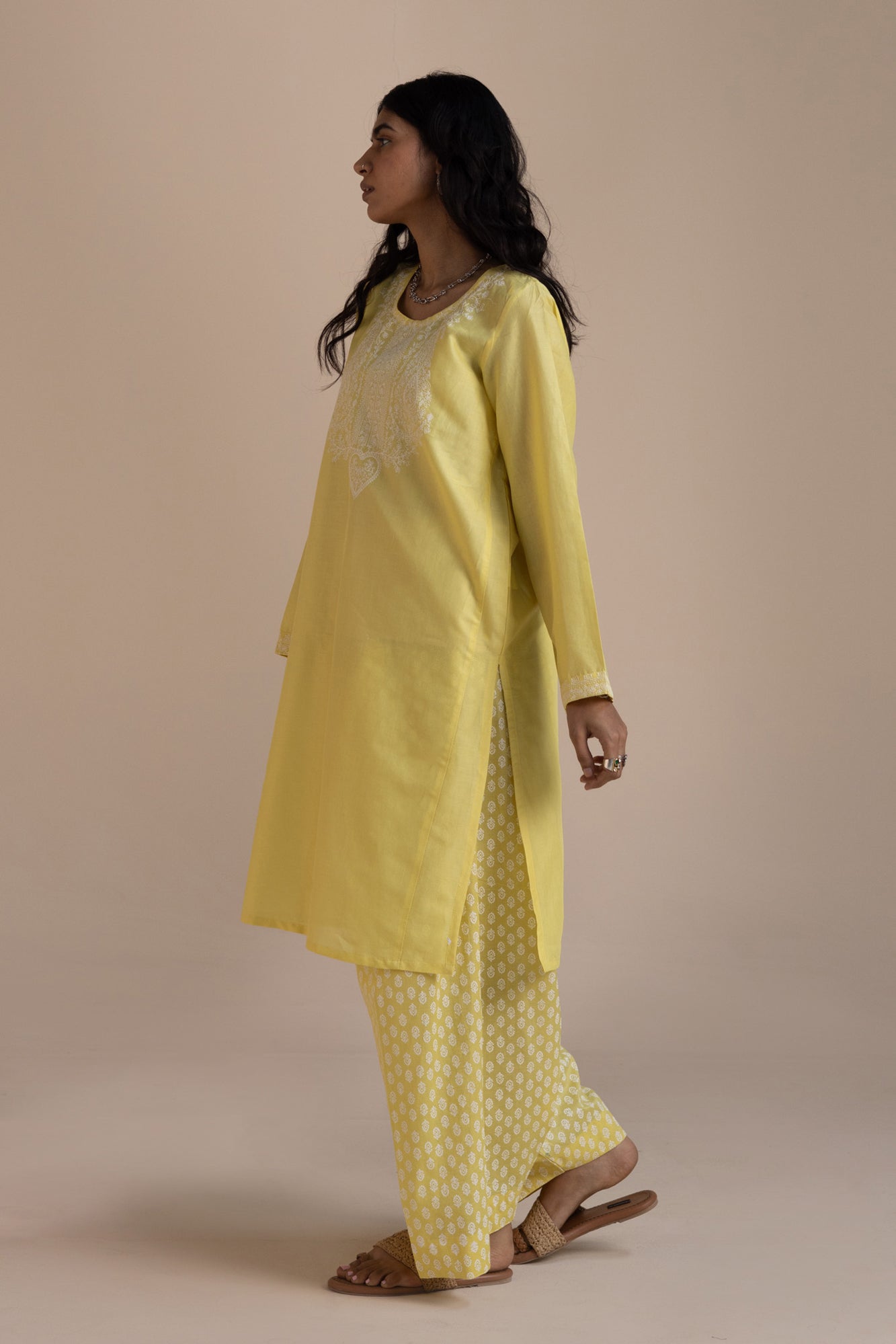 Soft Heart Embroidered Set