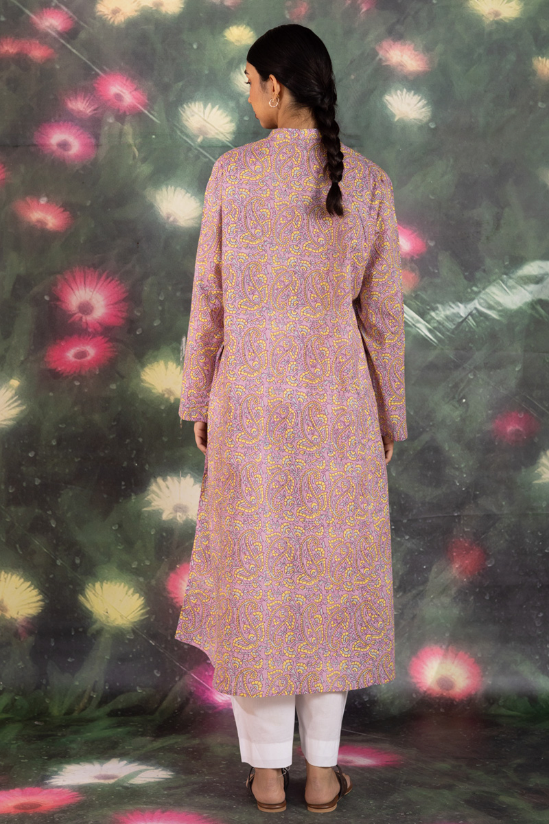 Block-Printed Chambeli Kurta