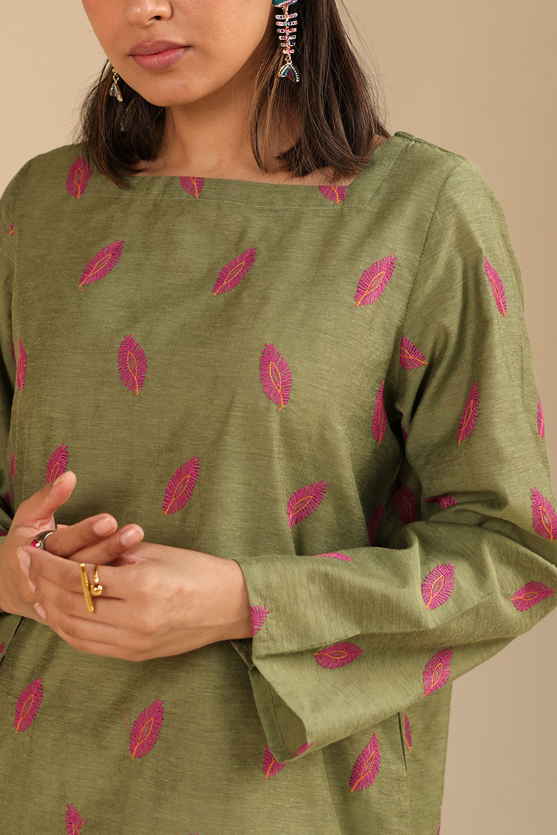 Songbird Embroidered Shirt