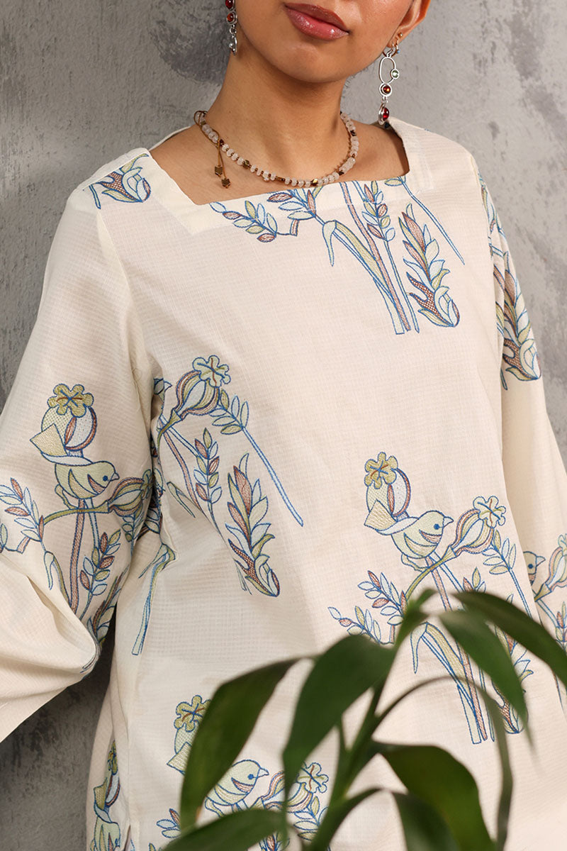Songbird Embroidered Shirt