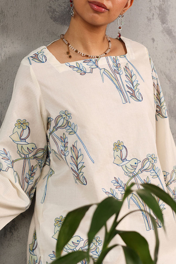 Songbird Embroidered Shirt