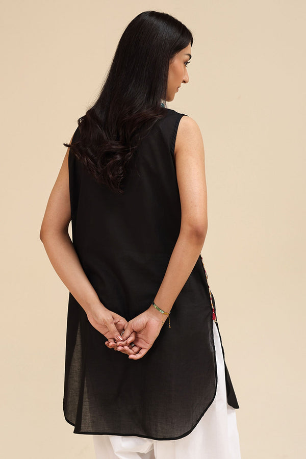 Midnight Tassel Shirt