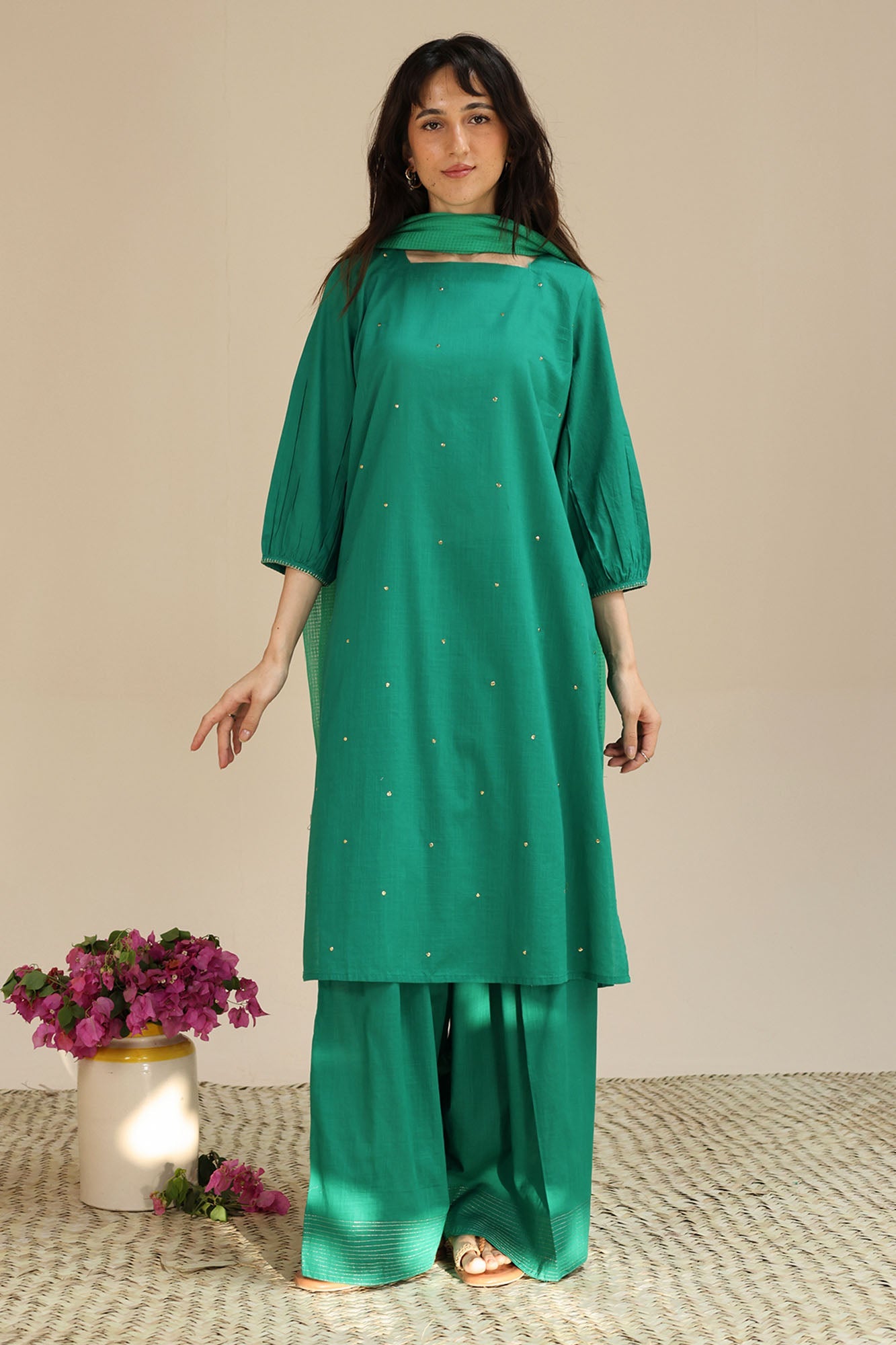 Mukaish Mist Farshi Set