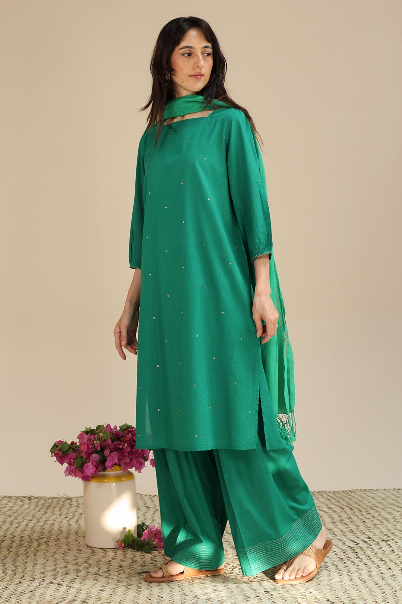 Mukaish Mist Farshi Set