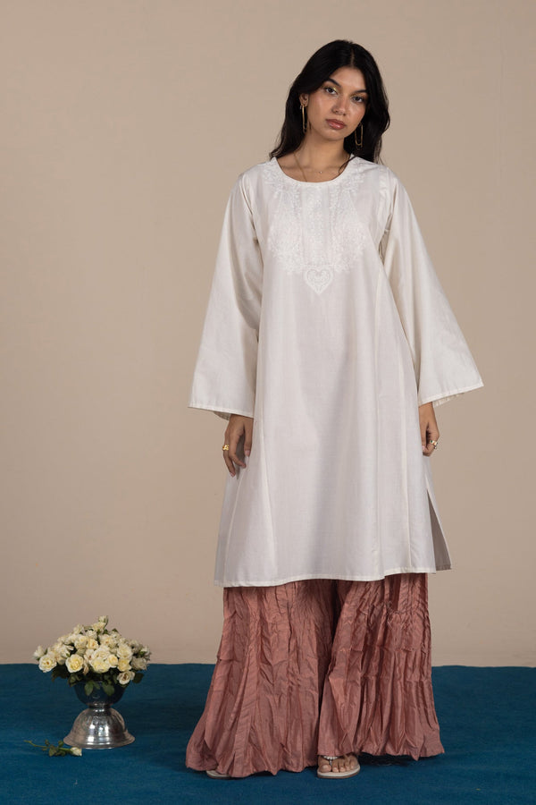 Heartfelt Embroidered Kurta