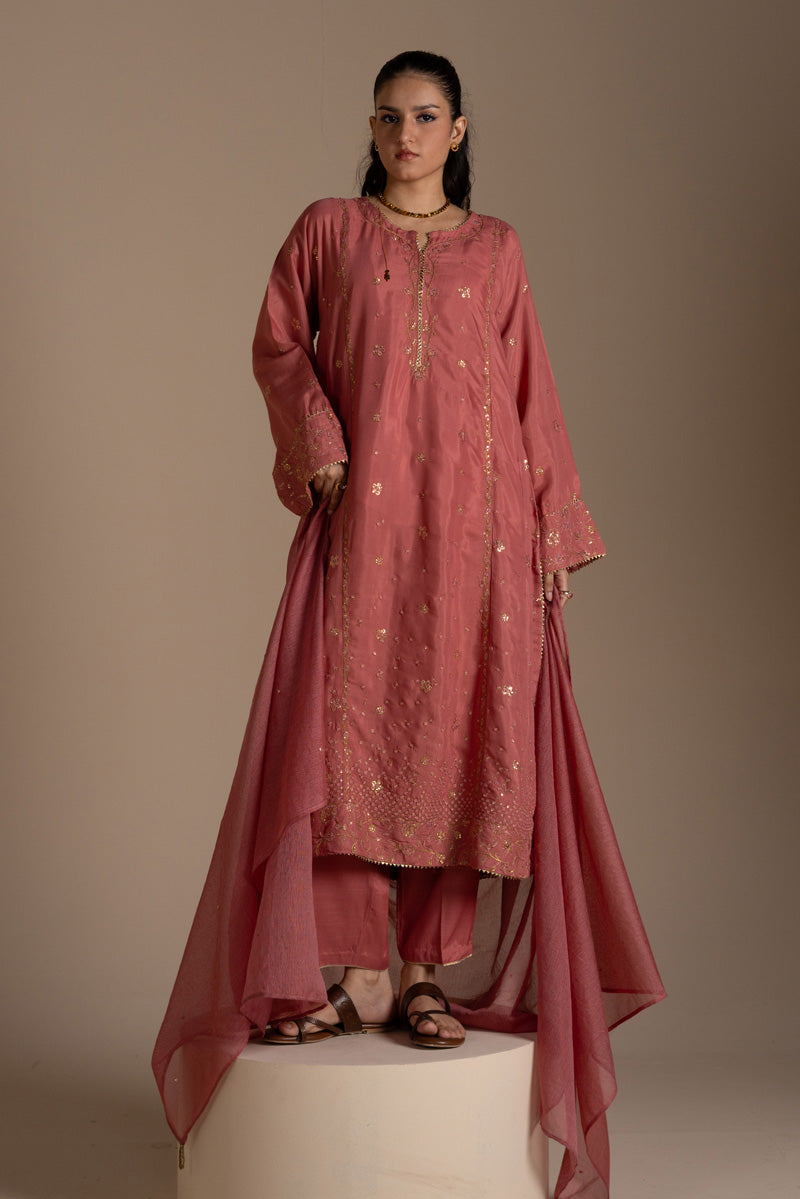 Soft Sitara Embroidered Suit