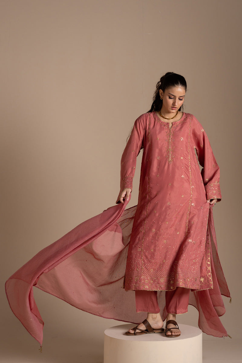 Soft Sitara Embroidered Suit