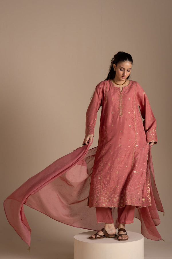 Soft Sitara Embroidered Suit