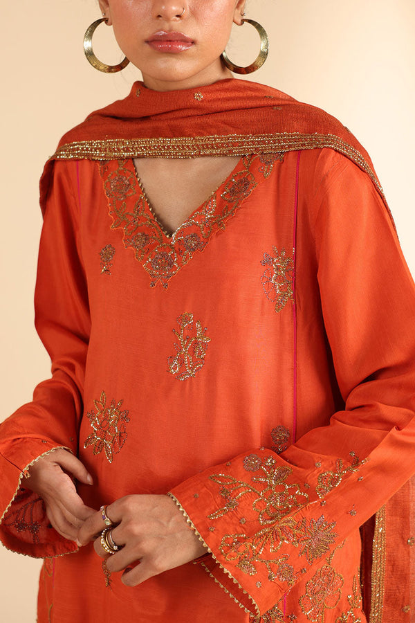 Sitara Embroidered 3-Piece Suit