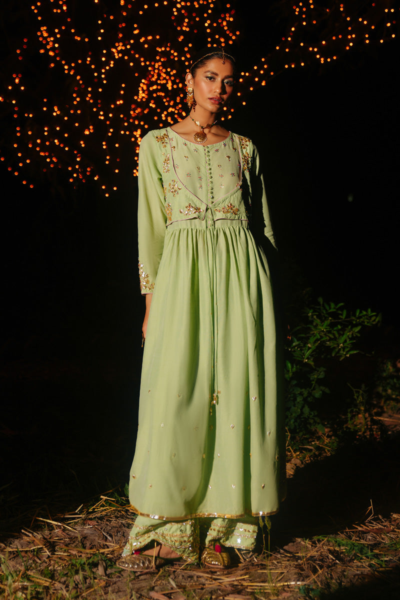 Gota Kari Anarkali Set