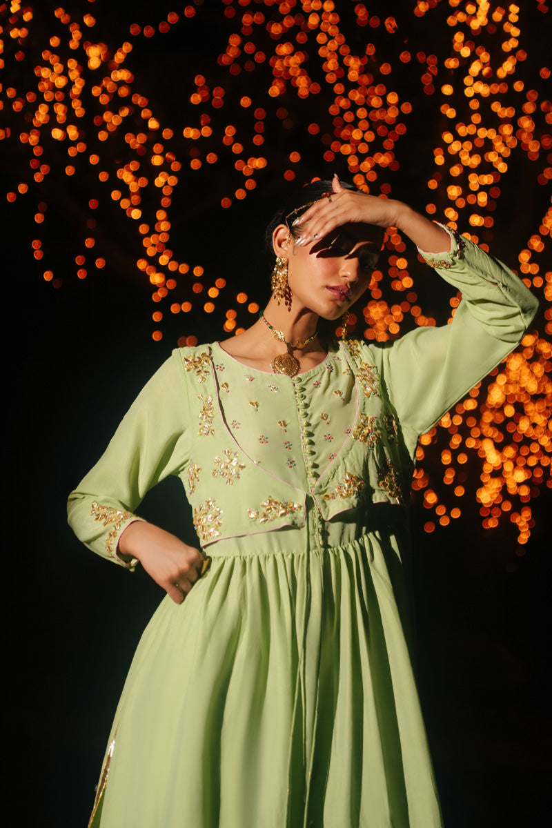 Gota Kari Anarkali Set