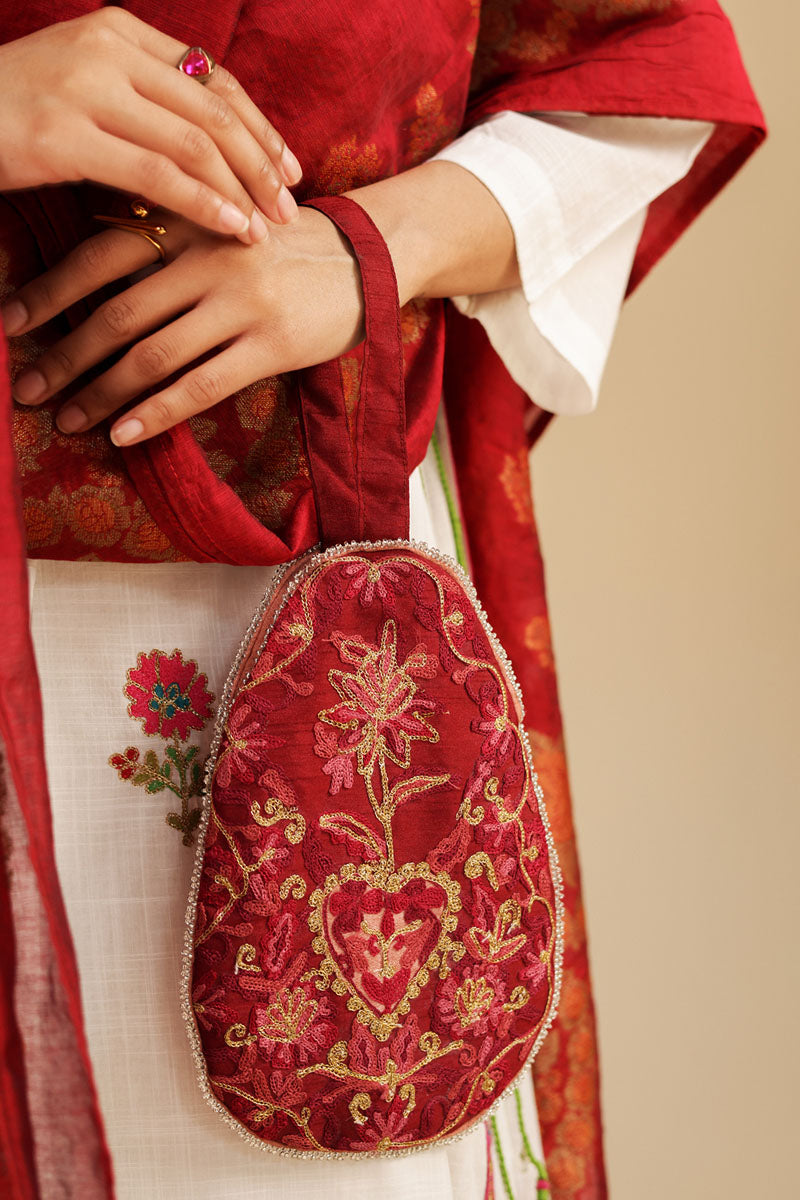 Embroidered Festive Potli