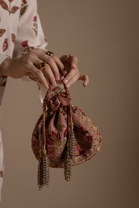 Zar Gul Embroidered Potli