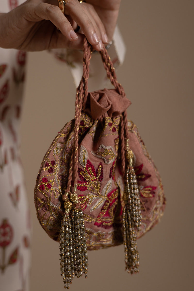 Zar Gul Embroidered Potli