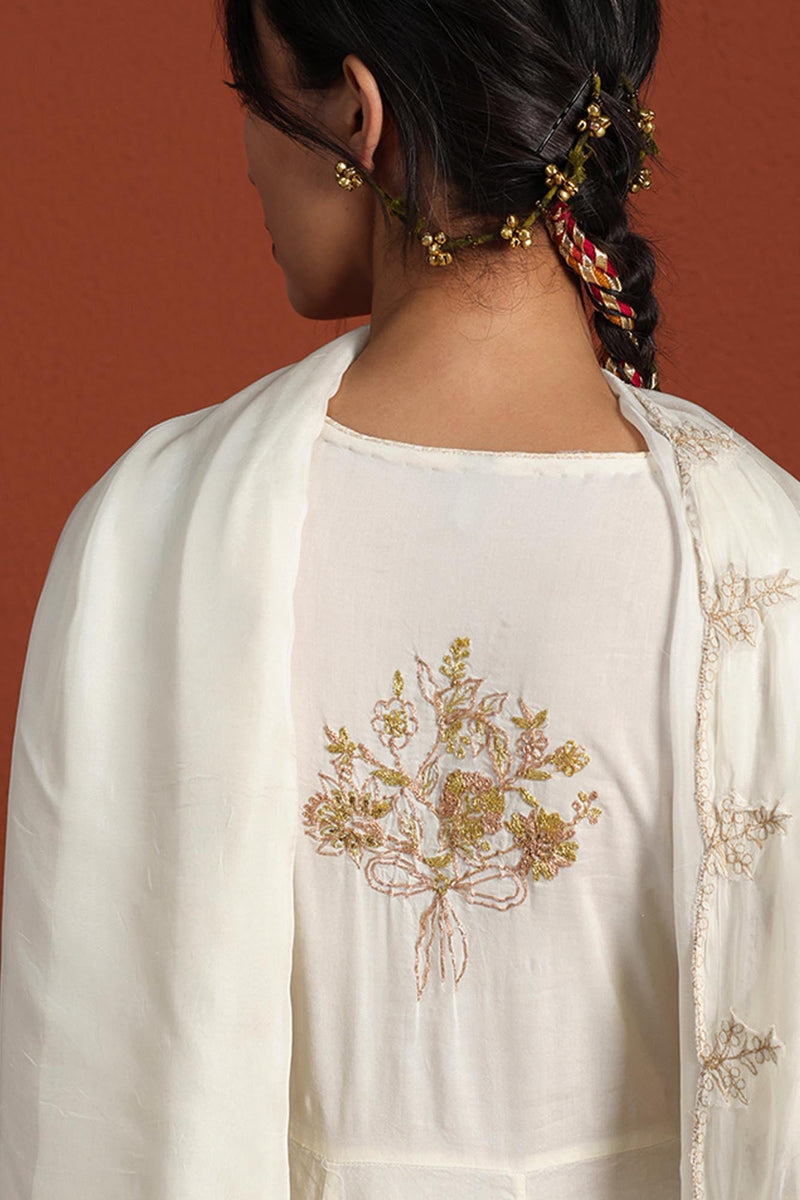 Embroidered Anarkali Ensemble