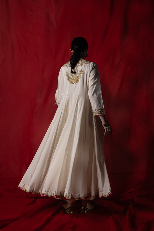 Zareen Embroidered Kalidar Set