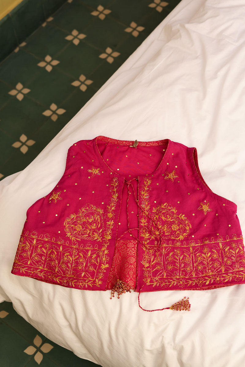 Vintage Bliss Embroidered Koti