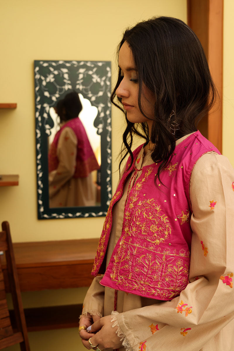Vintage Bliss Embroidered Koti