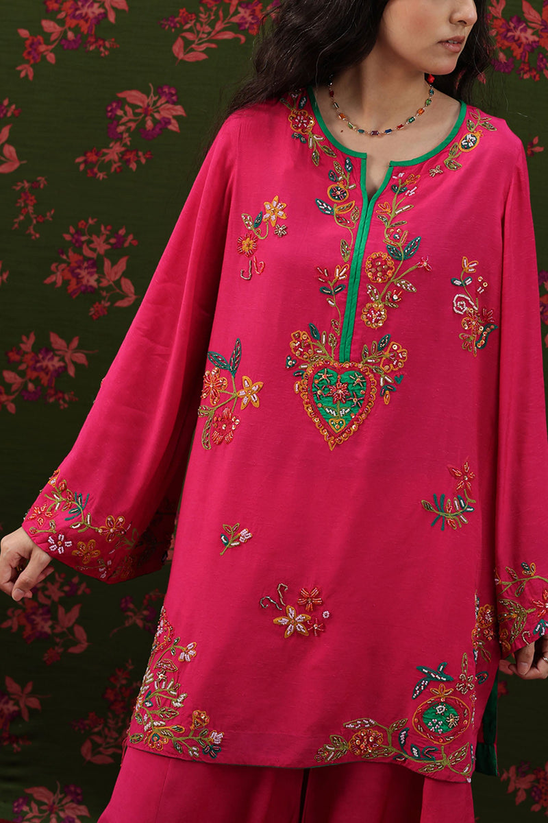 Embroidered Sharara Set