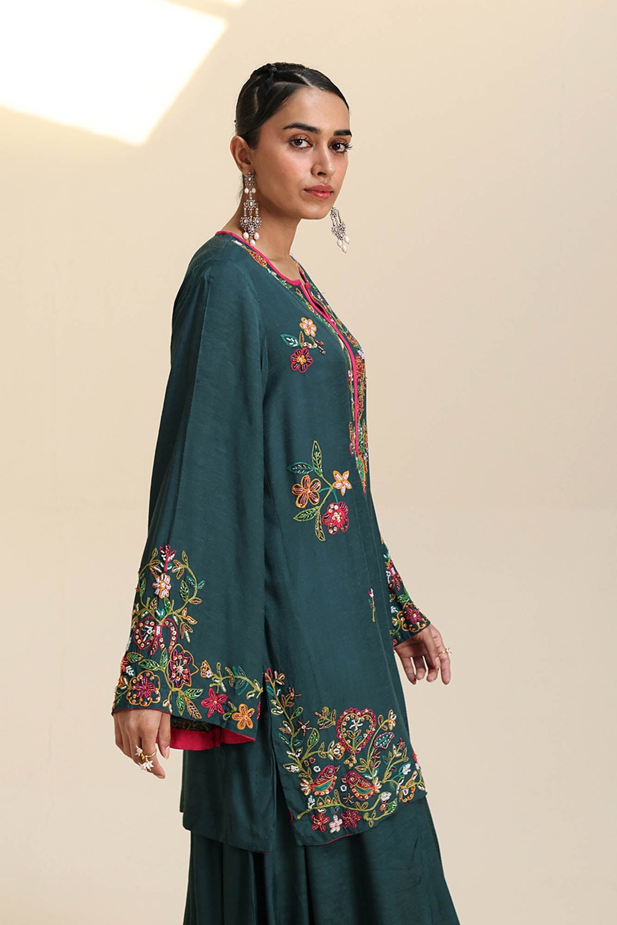 Embroidered Dil Naqsh Sharara Set