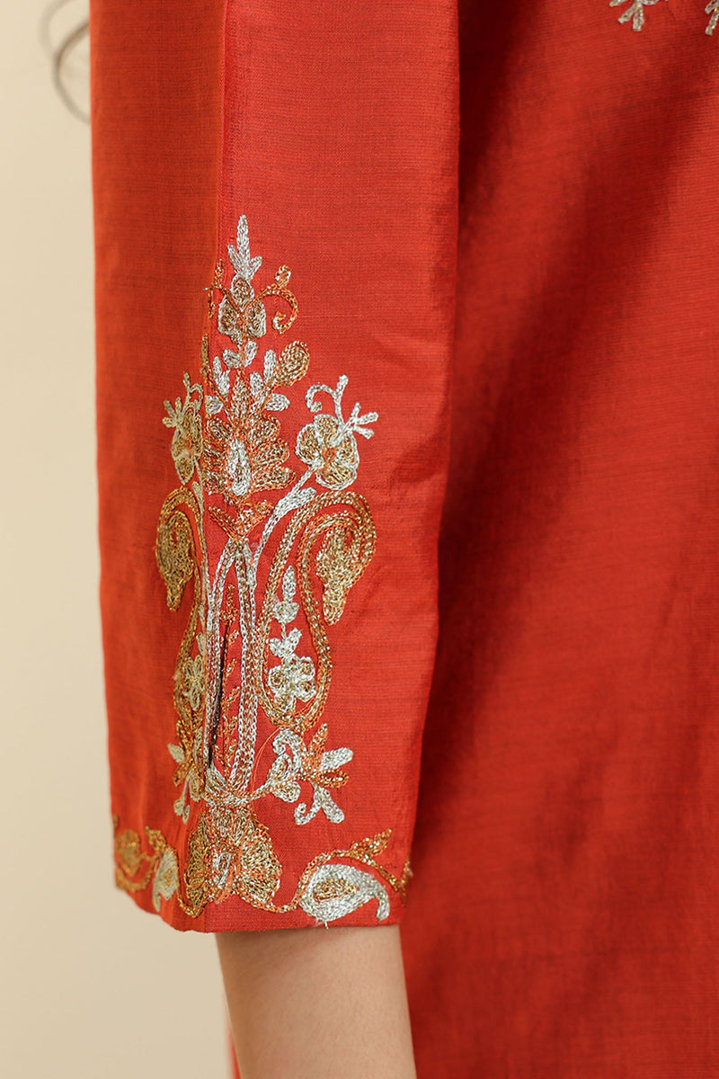 Embroidered Paisley Ensemble
