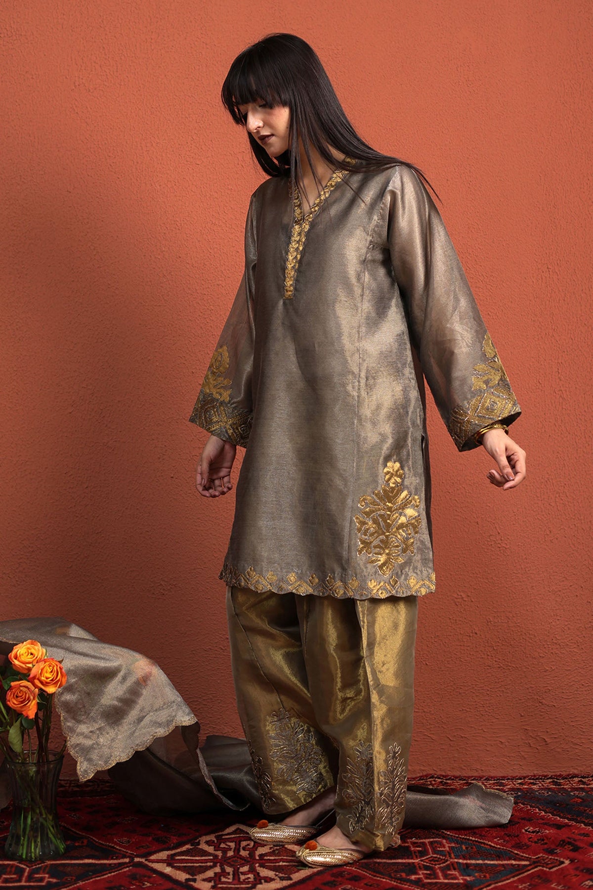 Metallic Muse Shalwar Suit