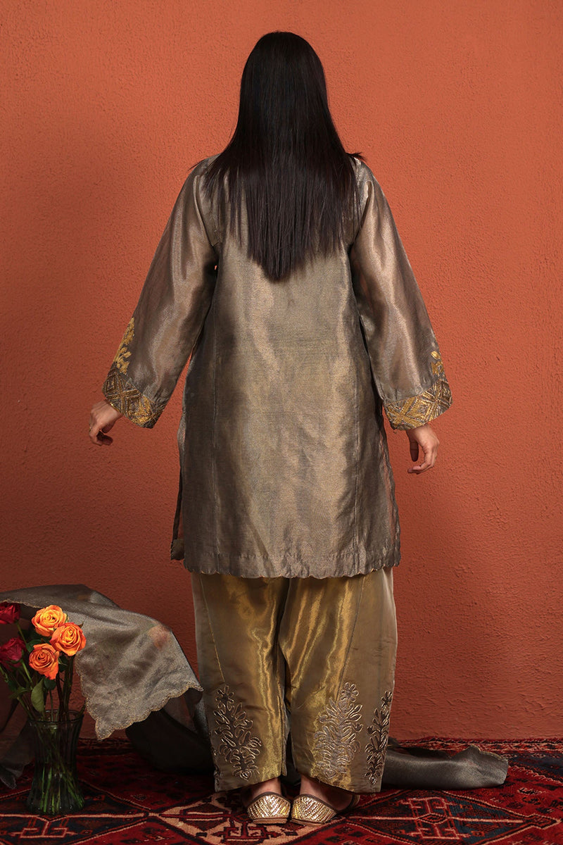 Metallic Muse Shalwar Suit