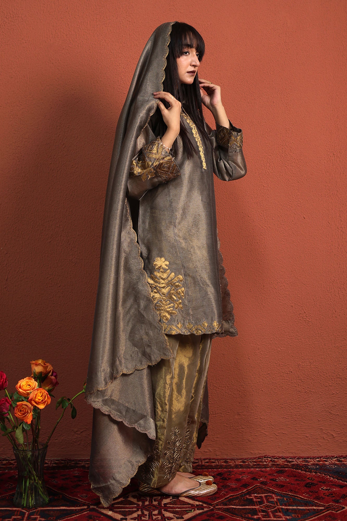 Metallic Muse Shalwar Suit