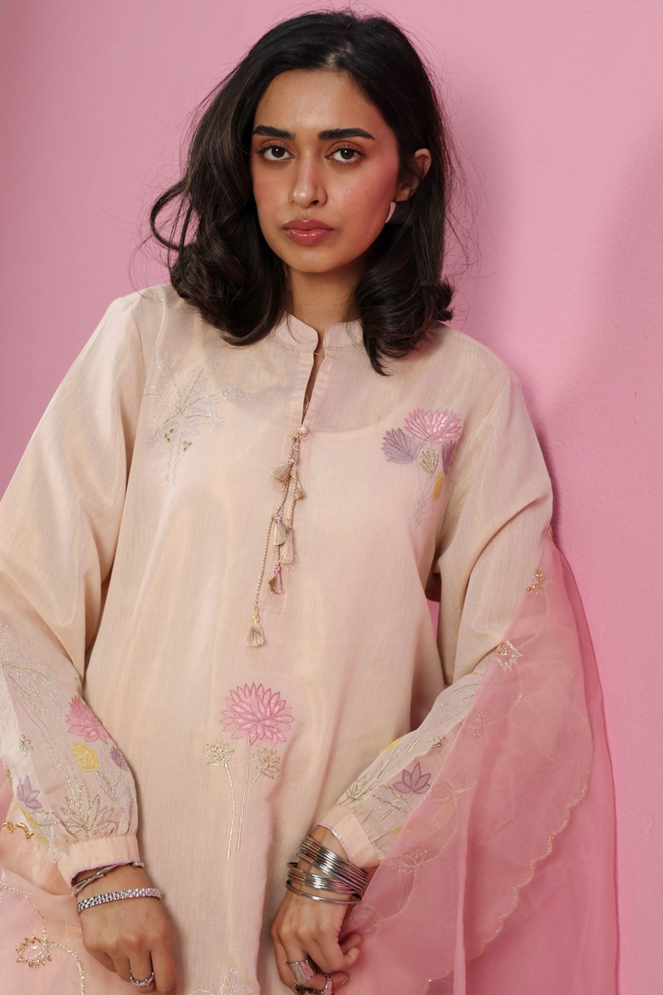 Patel Embroidered 3-Piece Ensemble