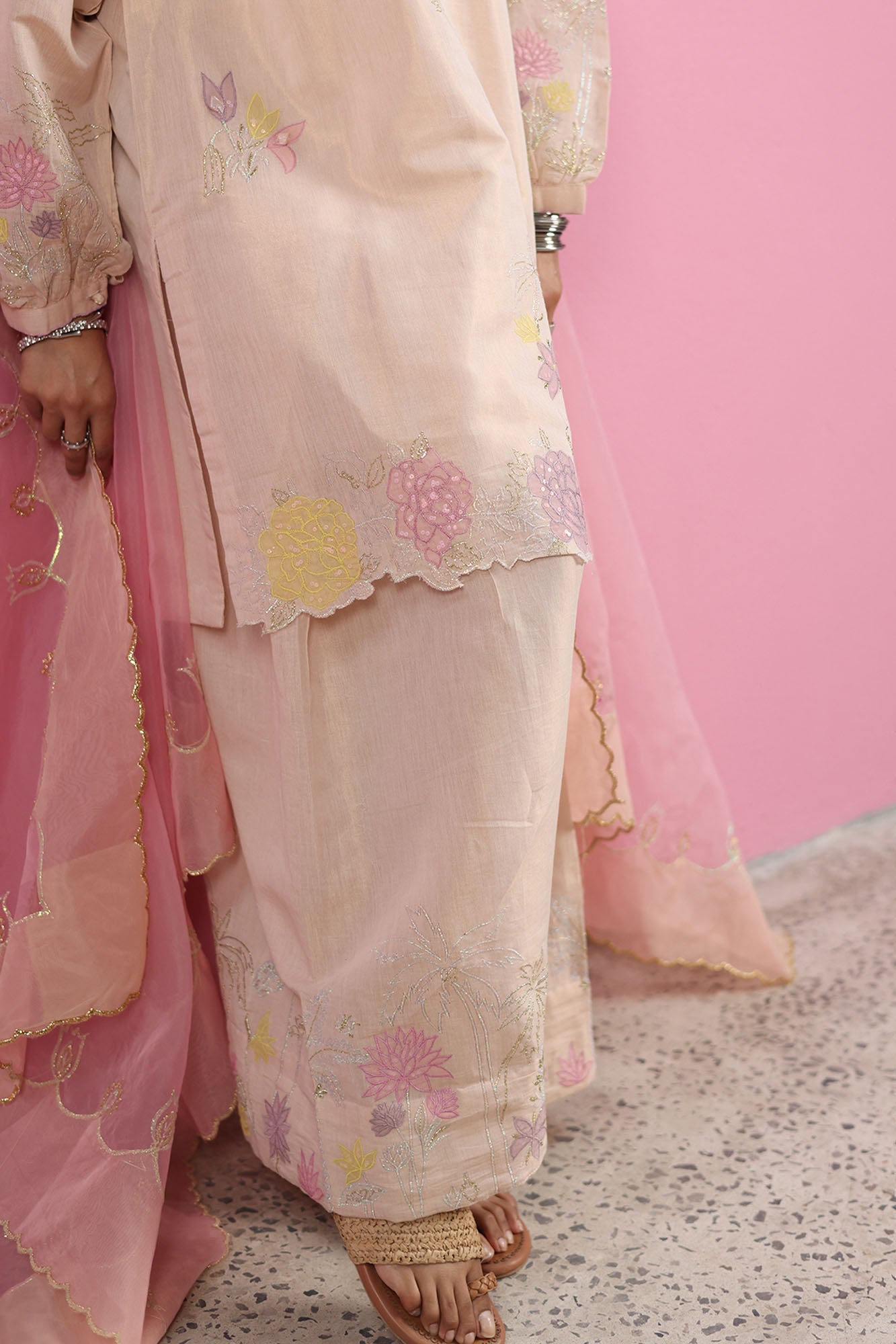 Patel Embroidered 3-Piece Ensemble