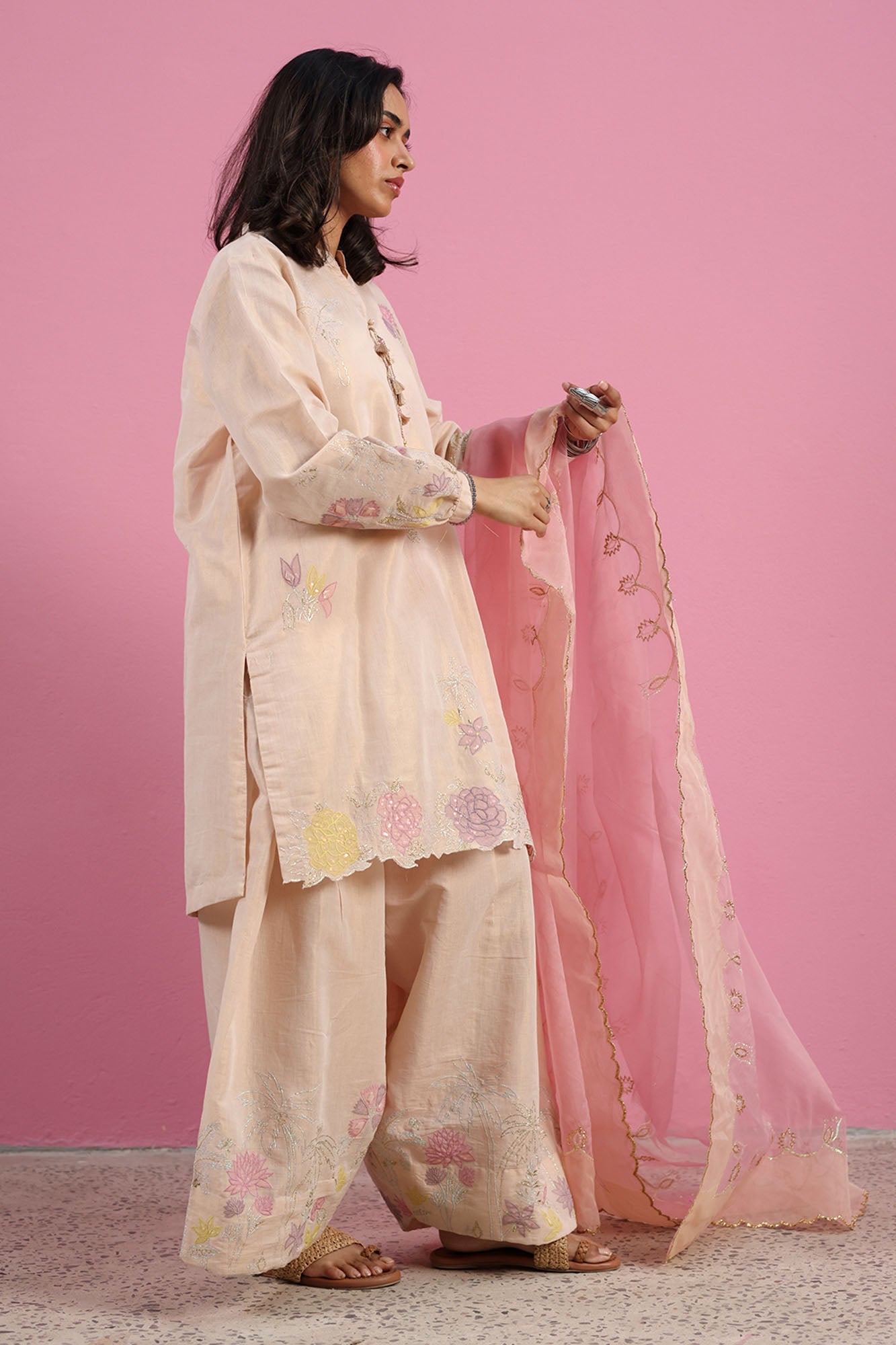 Patel Embroidered 3-Piece Ensemble