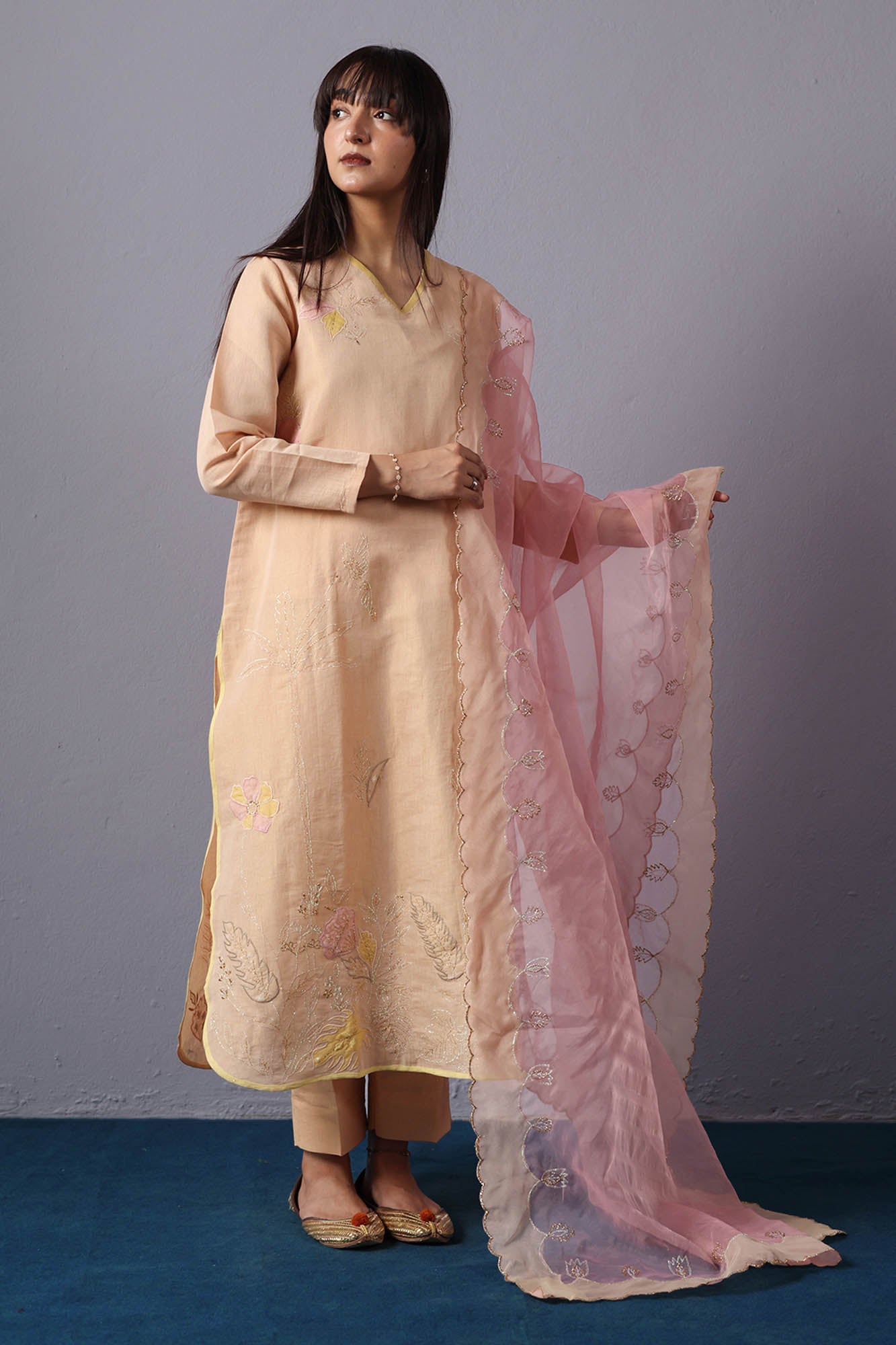 Embroidered Opulent Ensemble