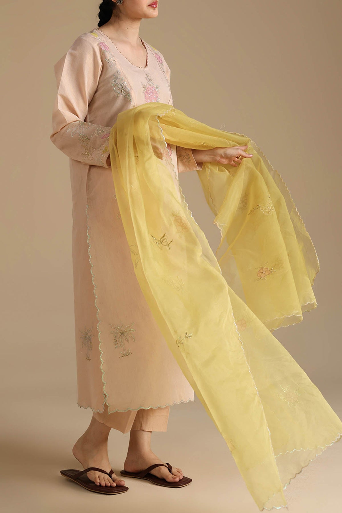 Gul Embroidered Ensemble