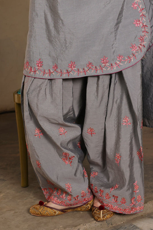 Embroidered Moonlit Suit