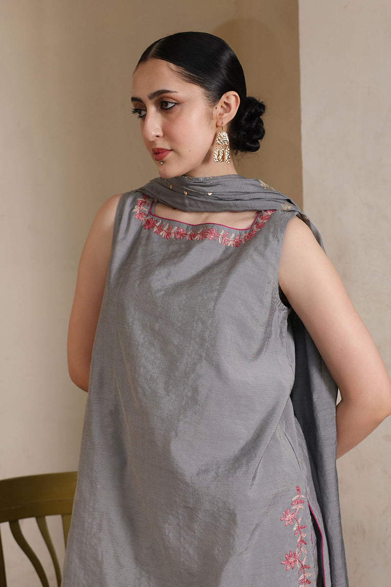 Embroidered Moonlit Suit