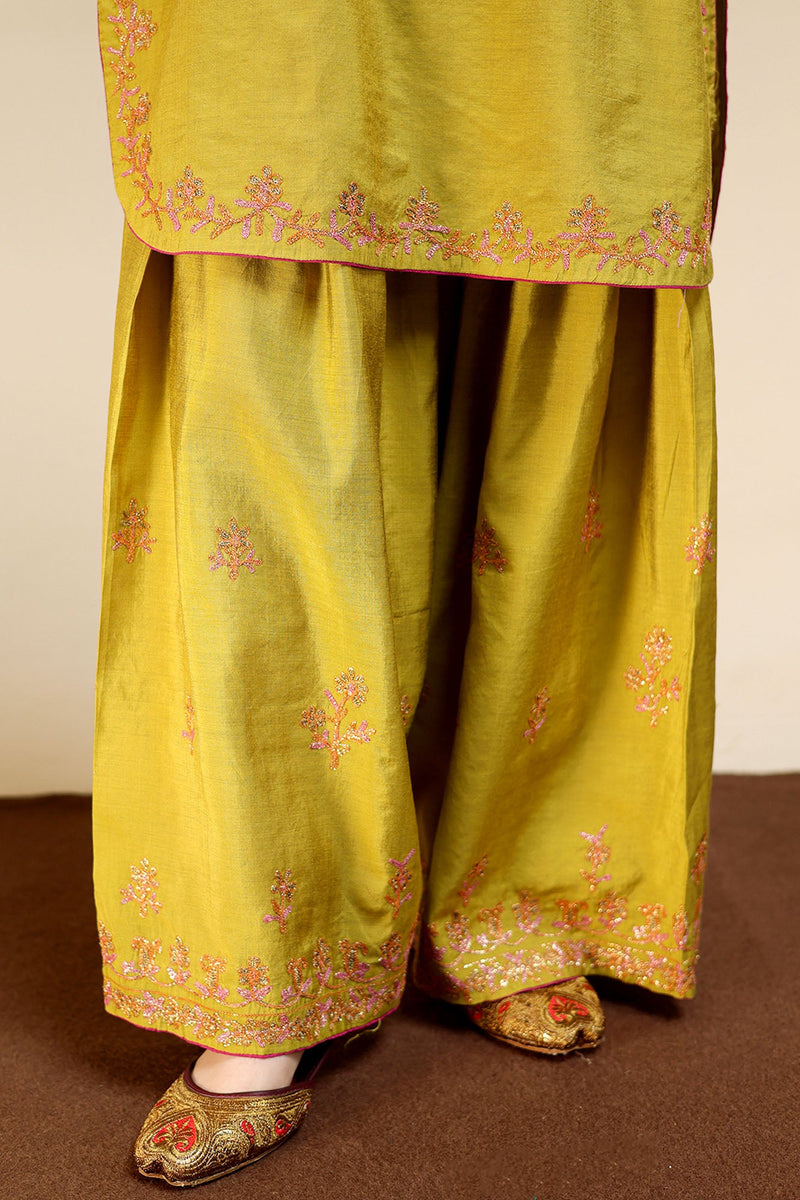 Embroidered Farshi Ensemble