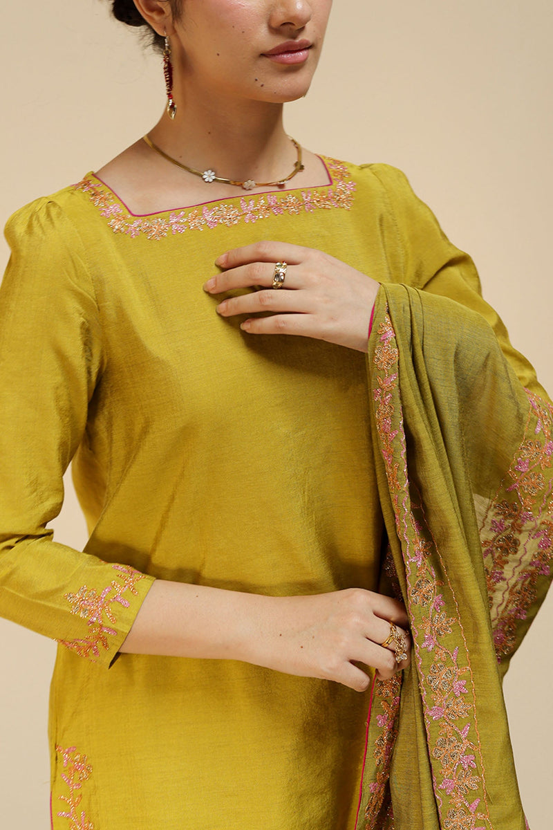 Embroidered Farshi Ensemble