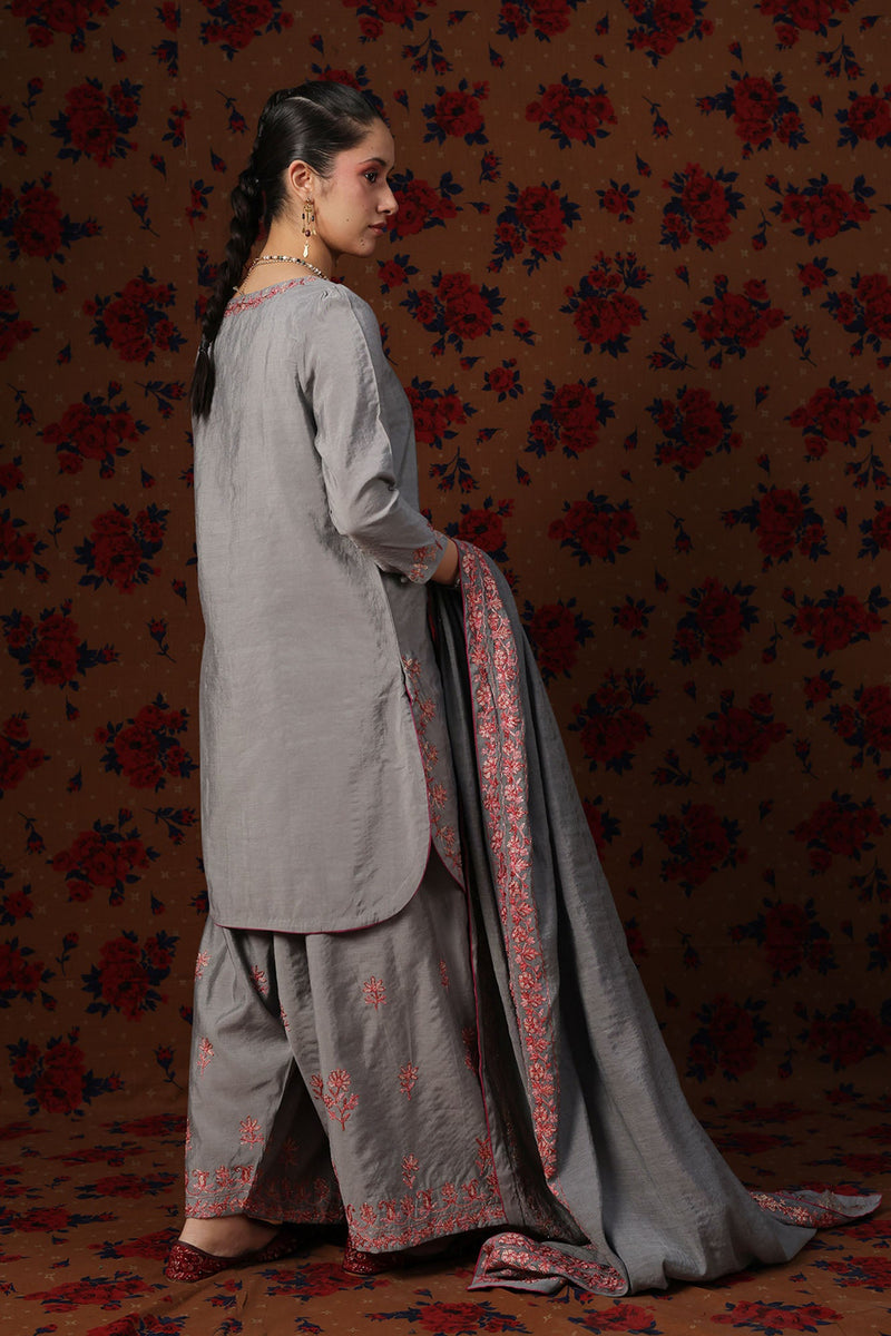 Embroidered Farshi Ensemble