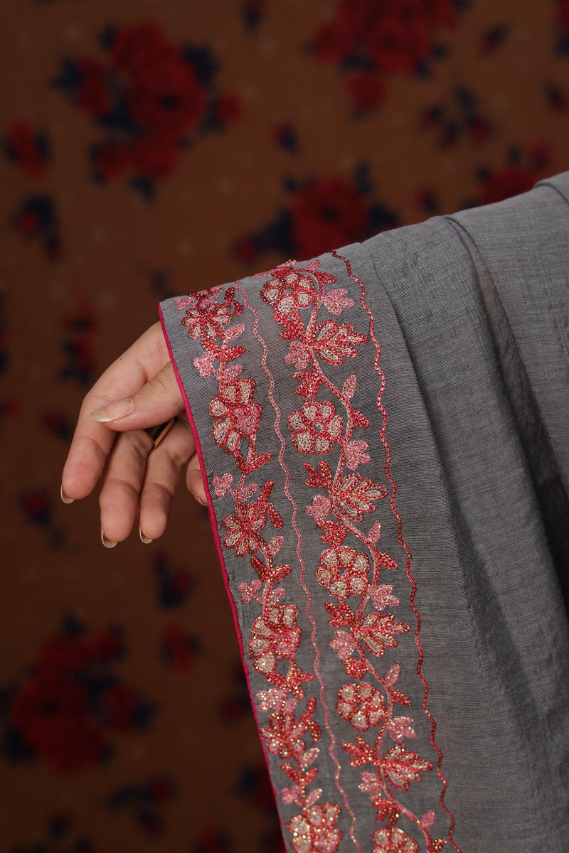 Embroidered Farshi Ensemble