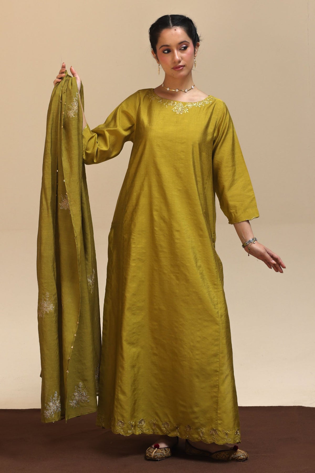 Embroidered 3-Piece Ensemble